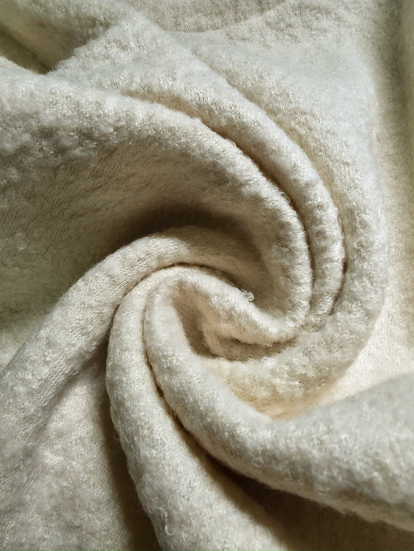 Fuzzy Knit Sweater (Cream)